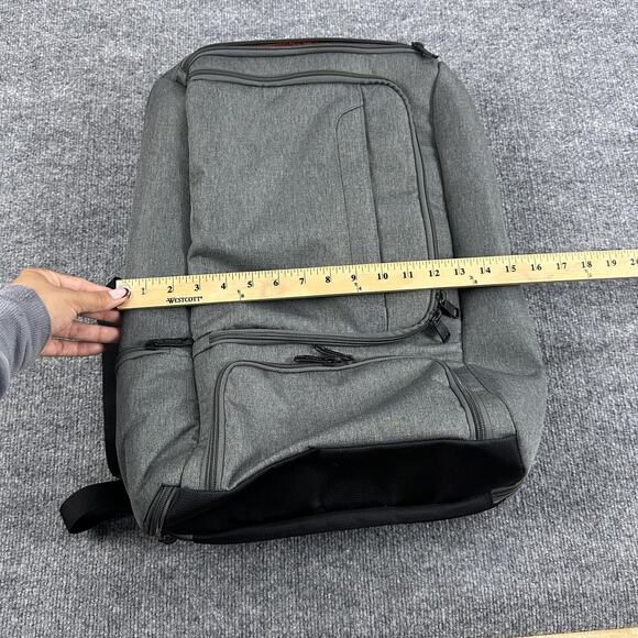 eBags Professional Pro Slim Laptop Heathered Graphite Travel Backpack College - Picture 8 of 10